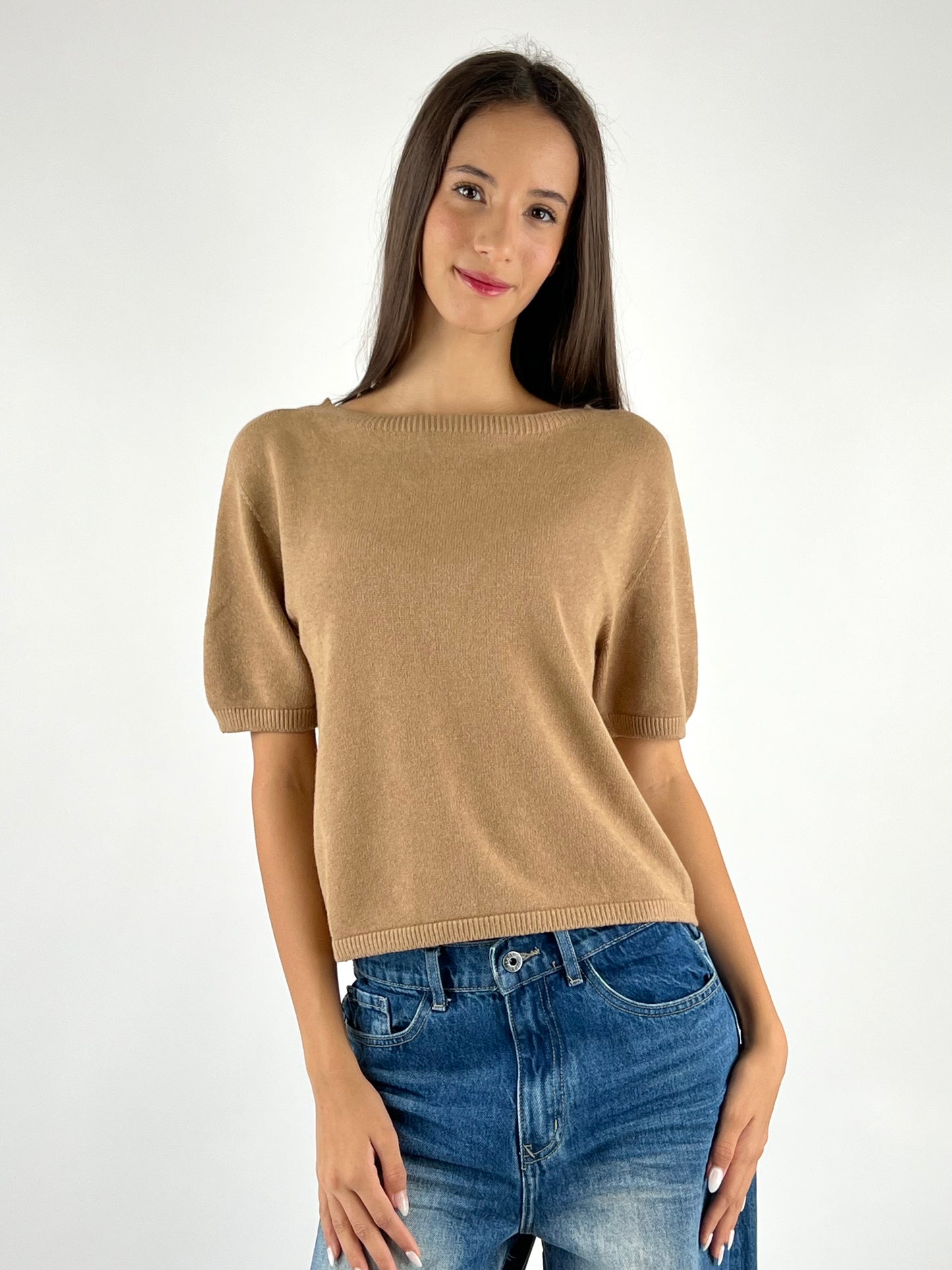 VICOLO - MAGLIA SCATOLETTA MANICA CORTA