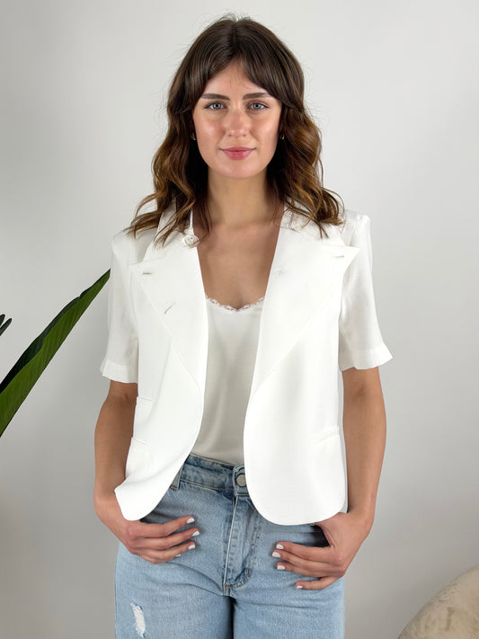 HAVEONE - GIACCA COREANA MANICA CORTA