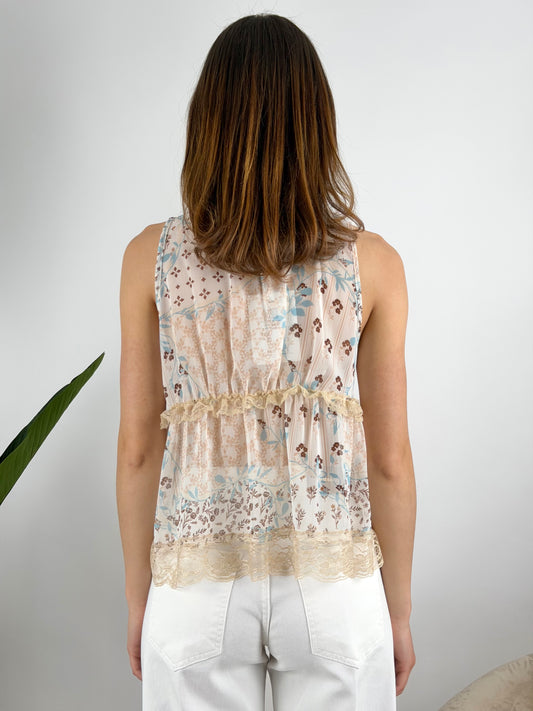 SUSY MIX - CAMICIA PIZZO LACCIO FANTASIA