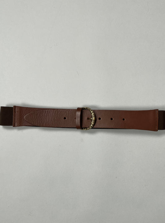 DEVA - CINTURA IN PELLE CON ELASTICO