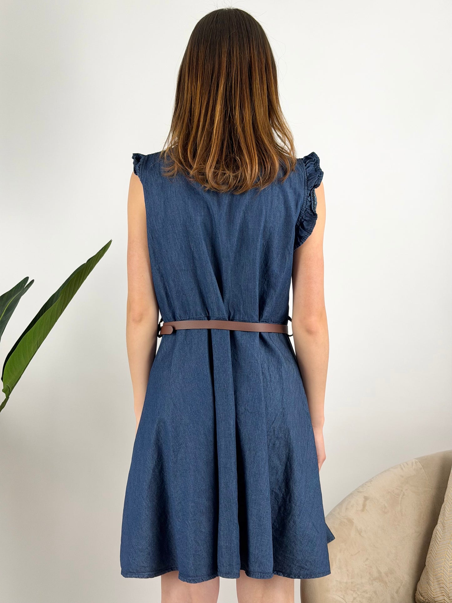 DEVA - ABITO CORTO CHAMBRAY