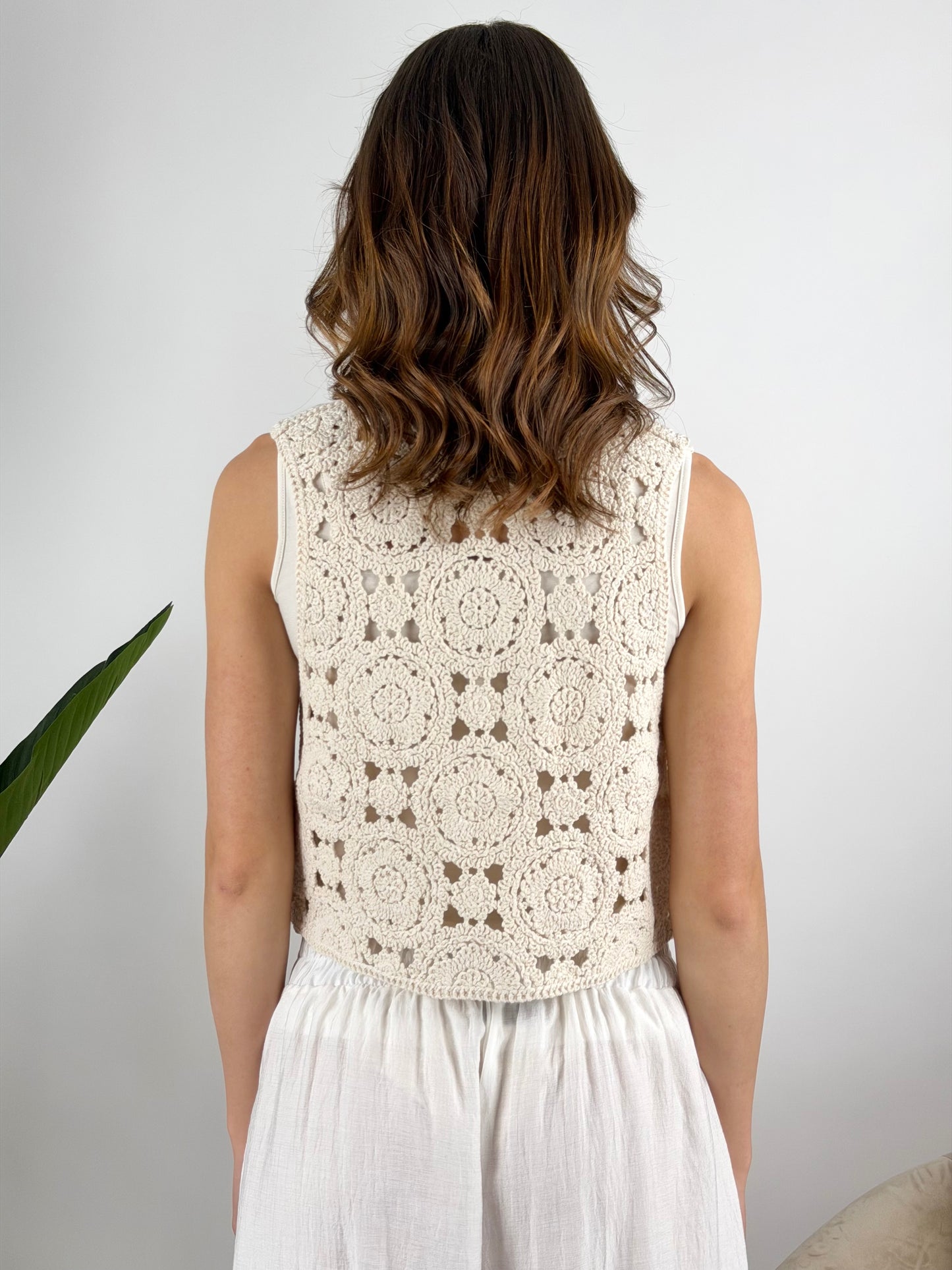 DEVA - GILET CROCHET