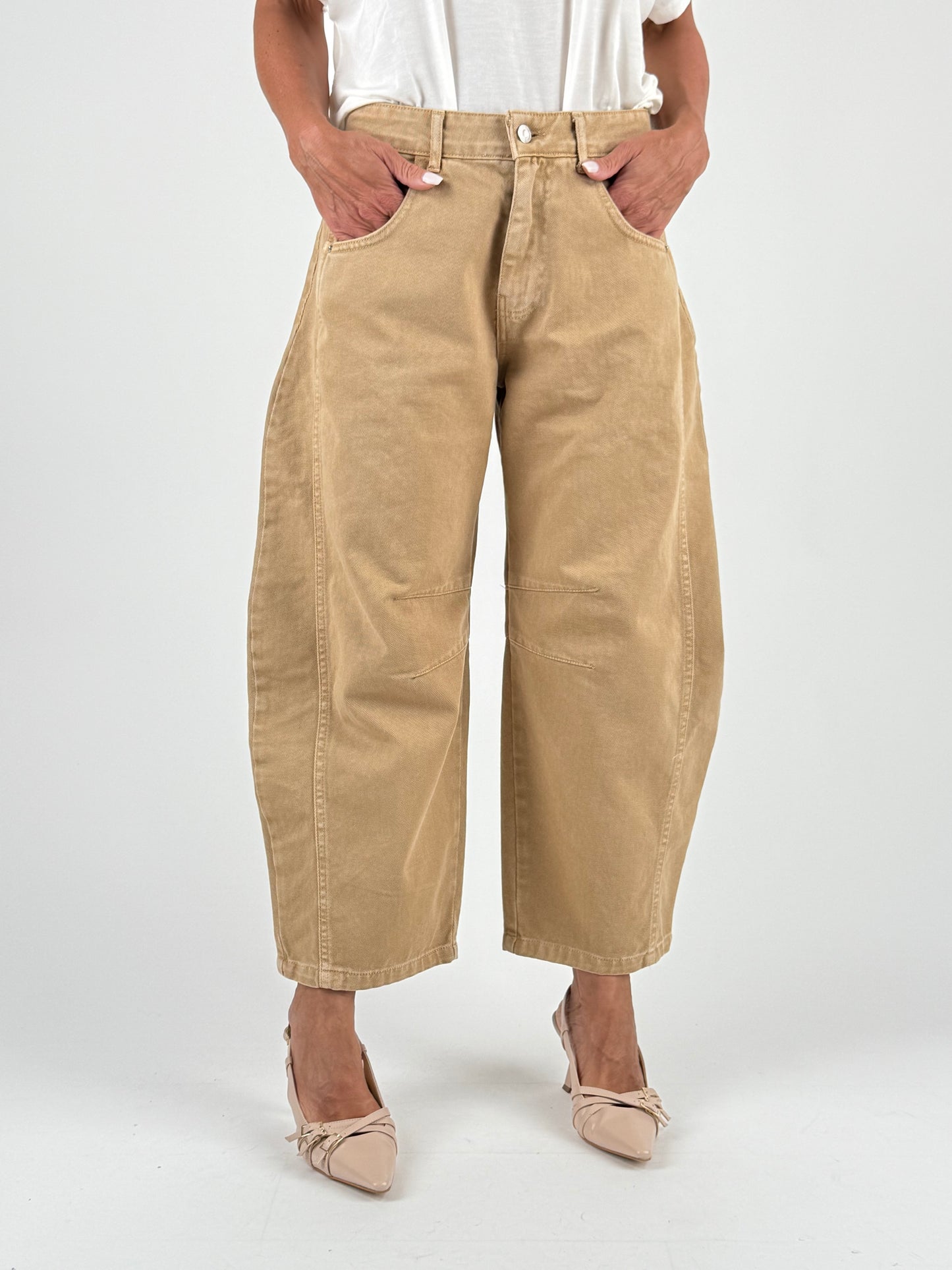 HAVEONE - JEANS BALOON COLORATO