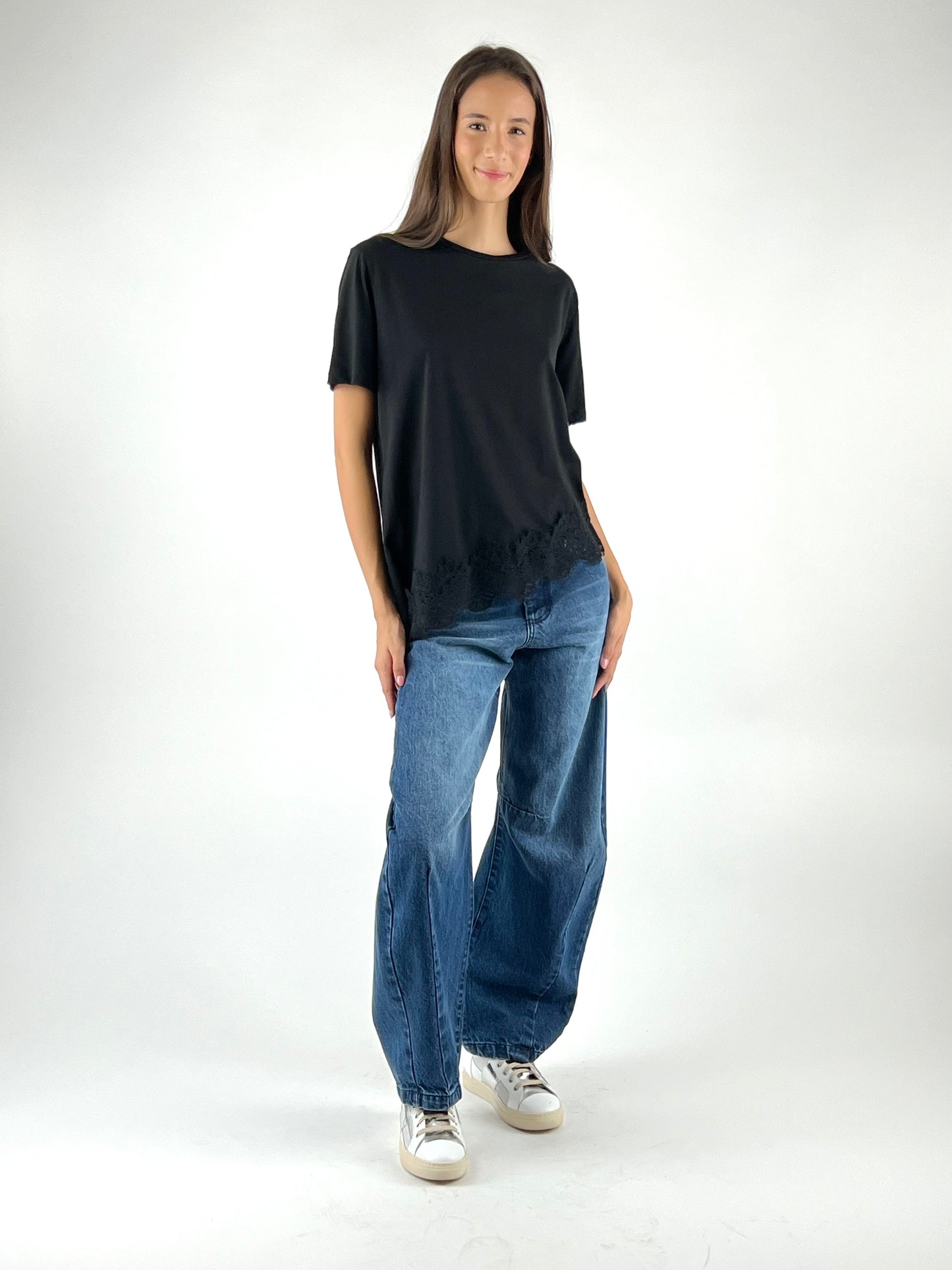 TENSIONE IN - T-SHIRT BORDO PIZZO