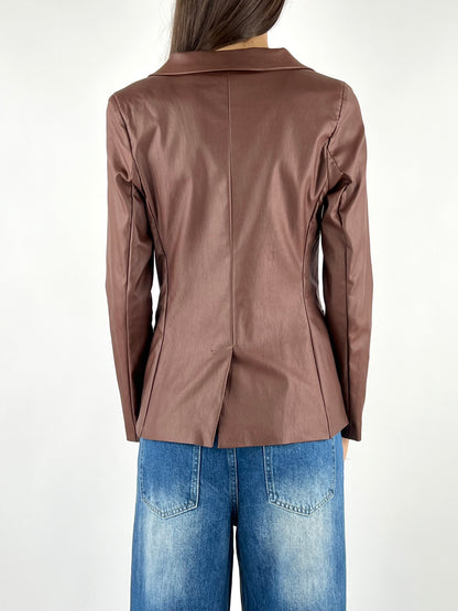 SUSY MIX - GIACCA ECOPELLE SPAZZOLATA