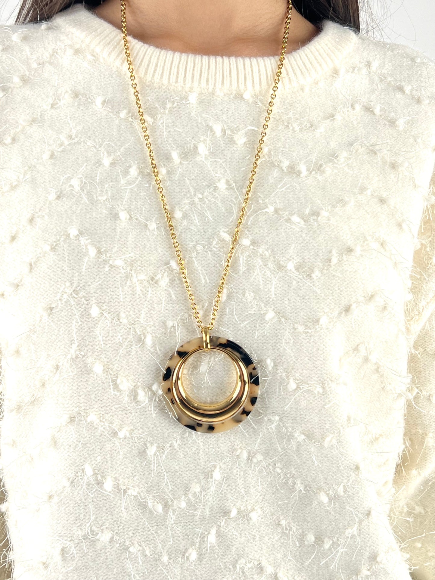 DEVA COUTURE PARIS - COLLANA LUNGA ANELLI