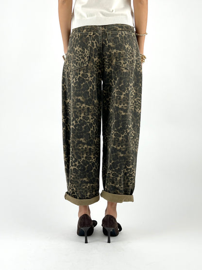 TENSIONE IN - JEANS BALOON MACULATO