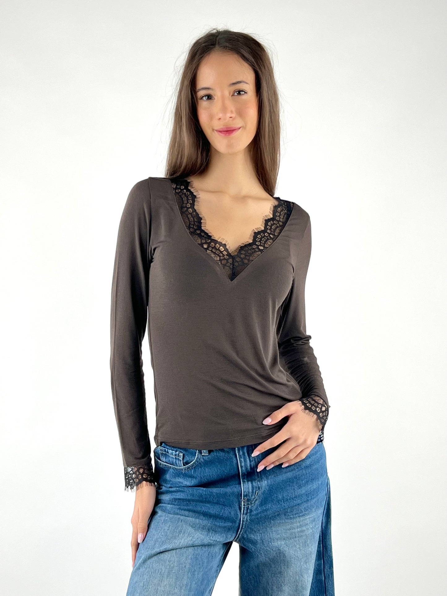 SUSY MIX - MAGLIA SCOLLO V PIZZO