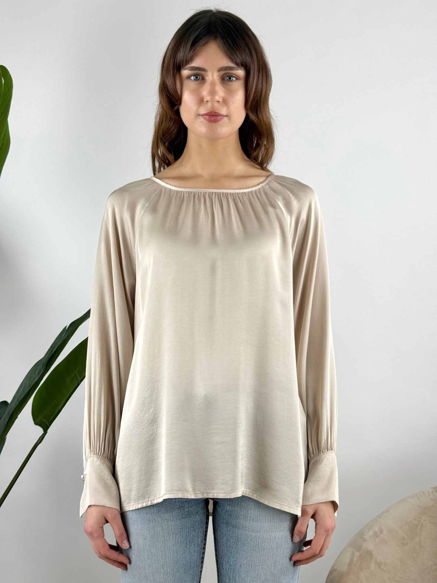 SUSY MIX - BLUSA SATIN SPILLA