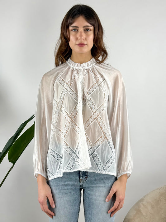 DEVA - CAMICIA COREANA RICAMI