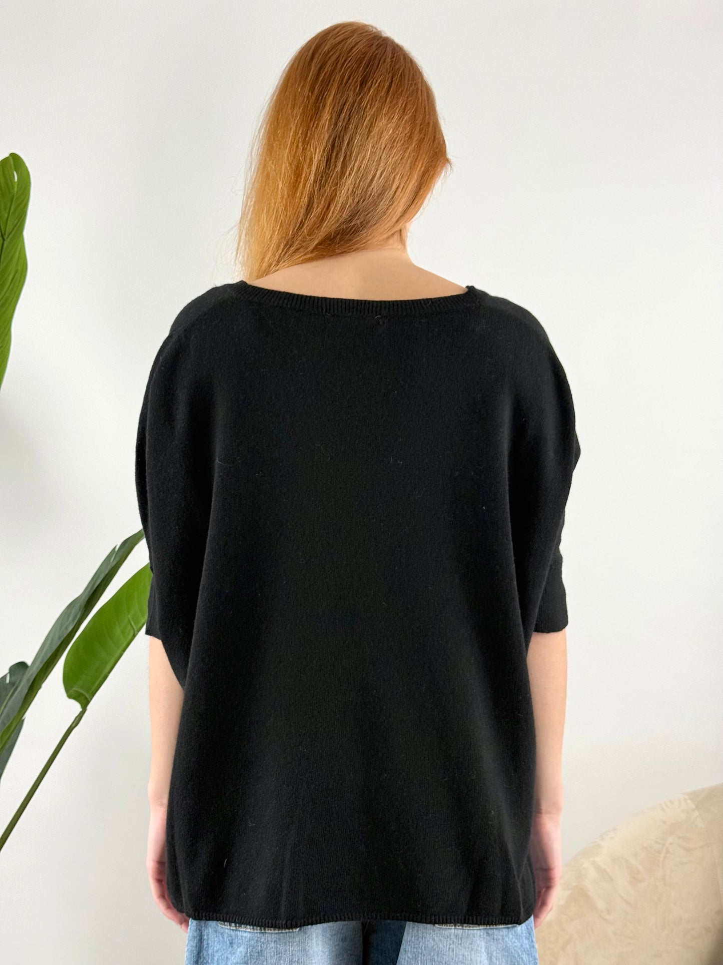 DEVA - MAGLIA KIMONO SCOLLO PUNTA