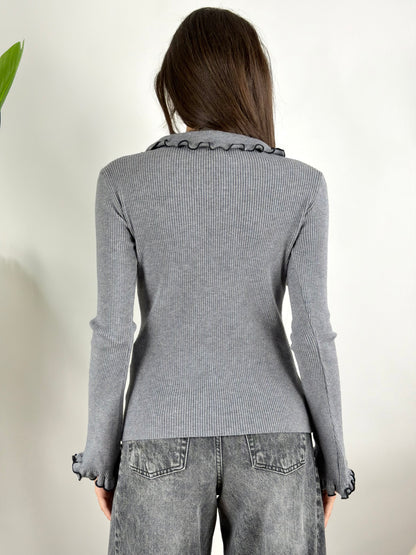 HAVEONE - MAGLIA SCOLLO V ROUCHES