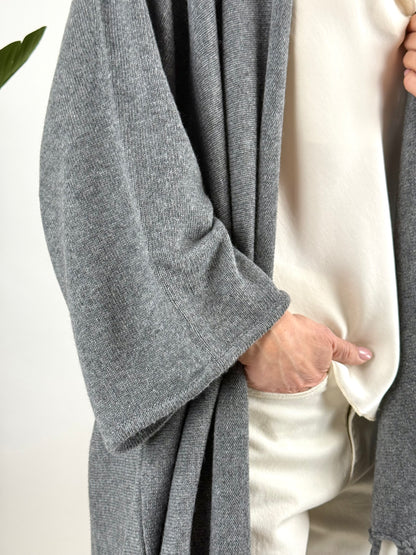 KONTATTO - CARDIGAN FRANGE