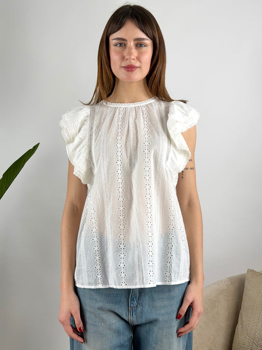 DEVA COUTURE PARIS - CANOTTA VOLANT