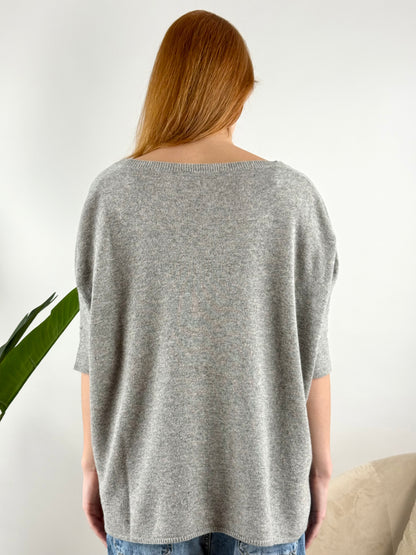 DEVA - MAGLIA KIMONO SCOLLO PUNTA