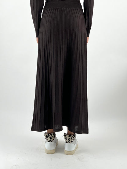 KONTATTO - GONNA IN MAGLIA PLISSÈ