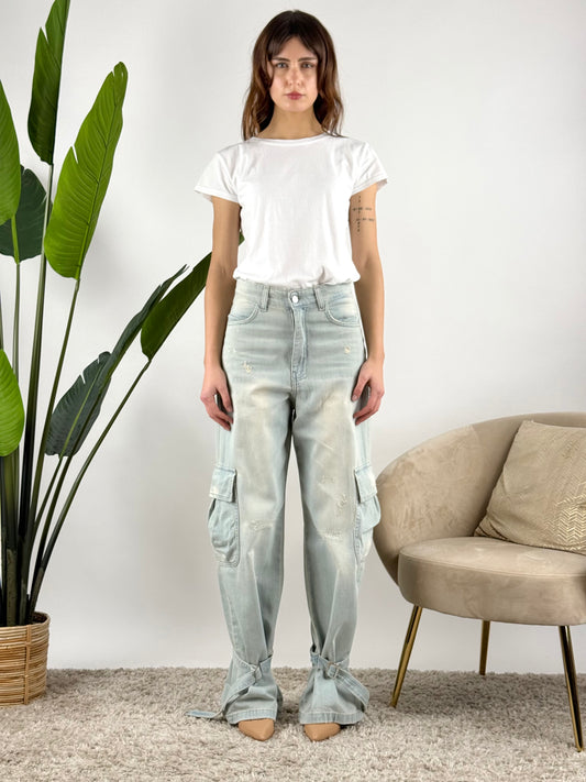 KONTATTO - JEANS CARGO DALIA