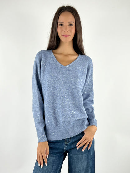 SUSY MIX - MAGLIA LUREX PAILLETTES