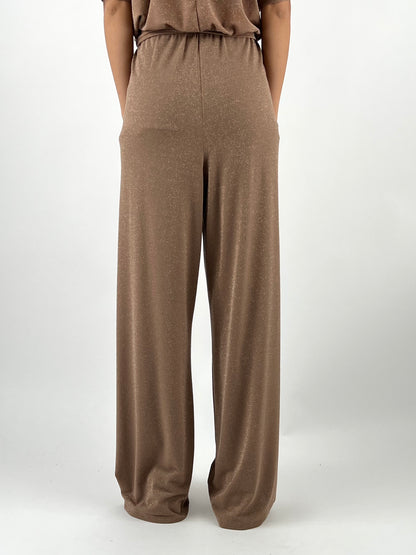 KONTATTO - PANTALONE PALAZZO LUREX