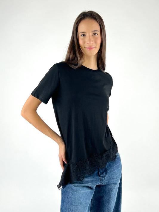TENSIONE IN - T-SHIRT BORDO PIZZO