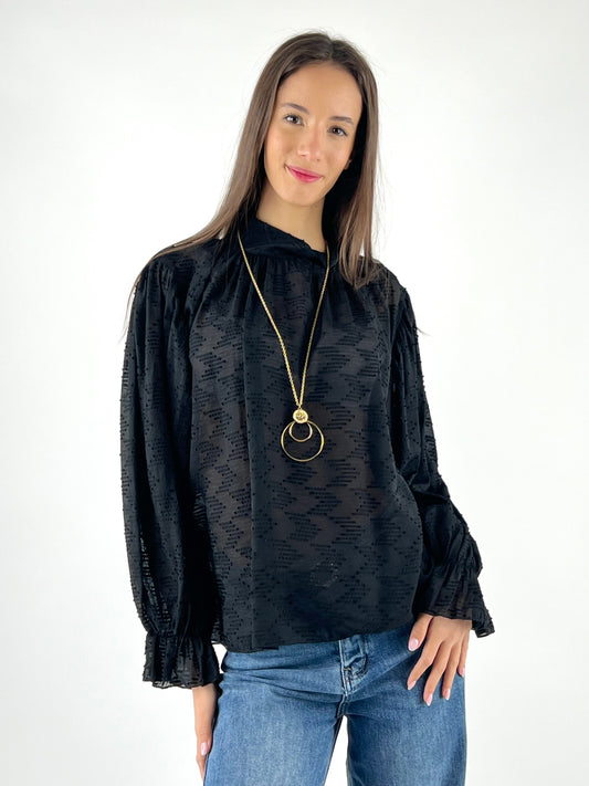 DEVA COUTURE PARIS - CAMICIA COLLO CRATERE
