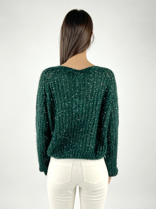 TENSIONE IN - MAGLIA MICRO PAILLETTES