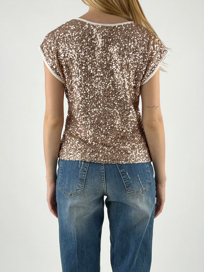 SUSY MIX - MAGLIA BARCA FULL PAILLETTES