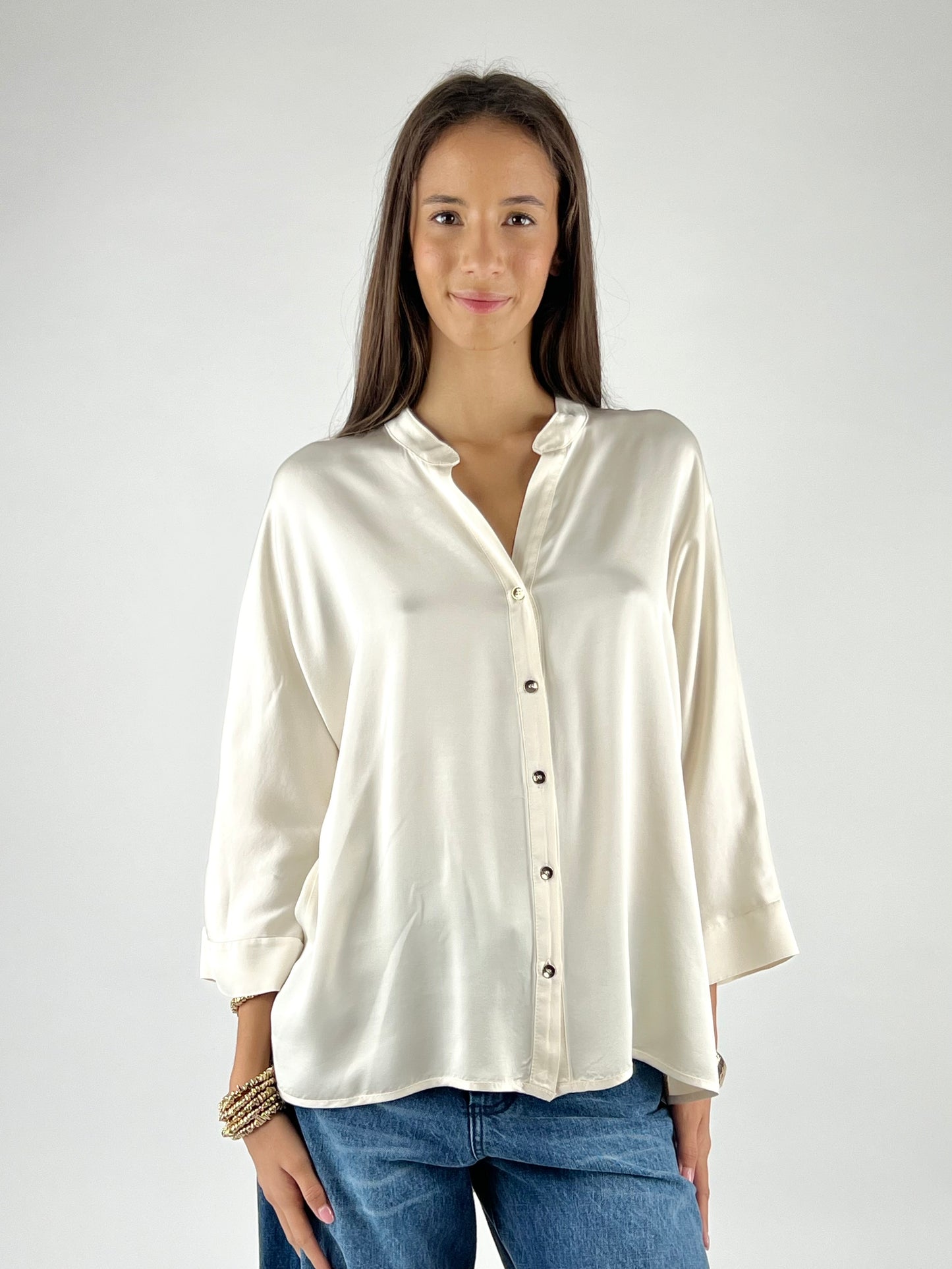 MOTEL - CAMICIA COREANA SATIN