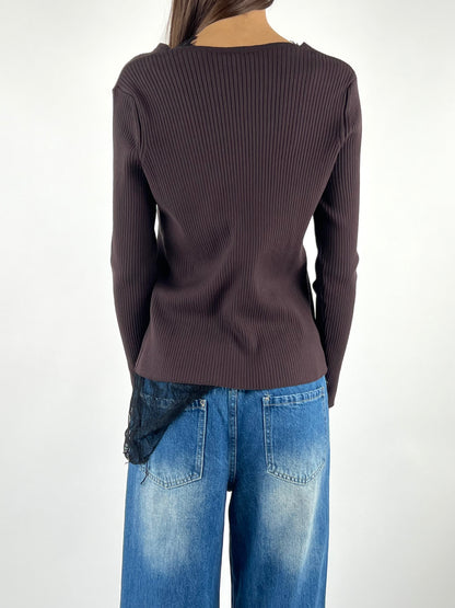 KONTATTO - CARDIGAN LACCI