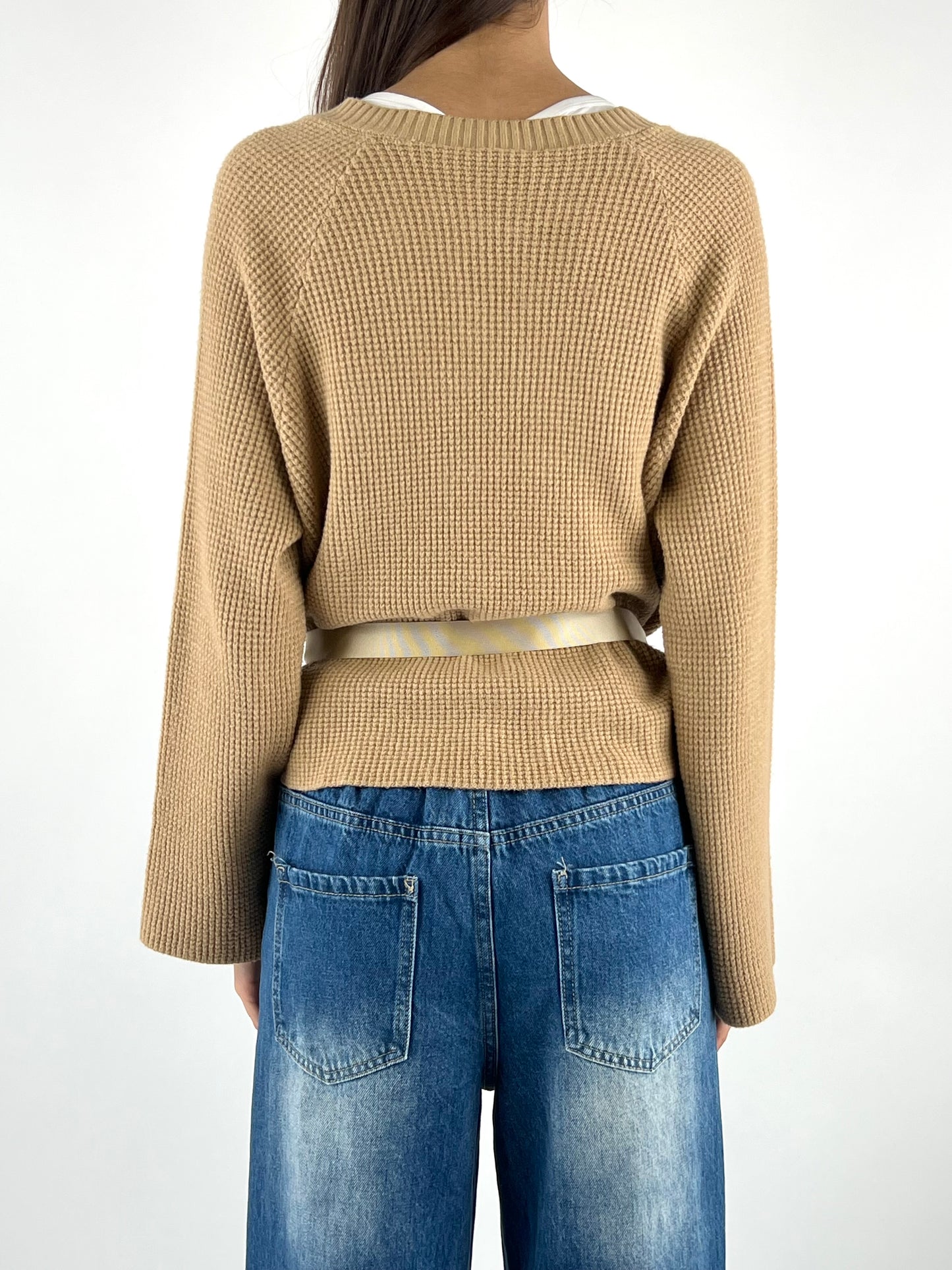 SUSY MIX - GIACCHINA IN MAGLIA CON CINTURA