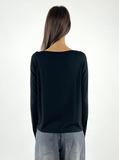 SUSY MIX - MAGLIA KIMONO BORDO LUREX