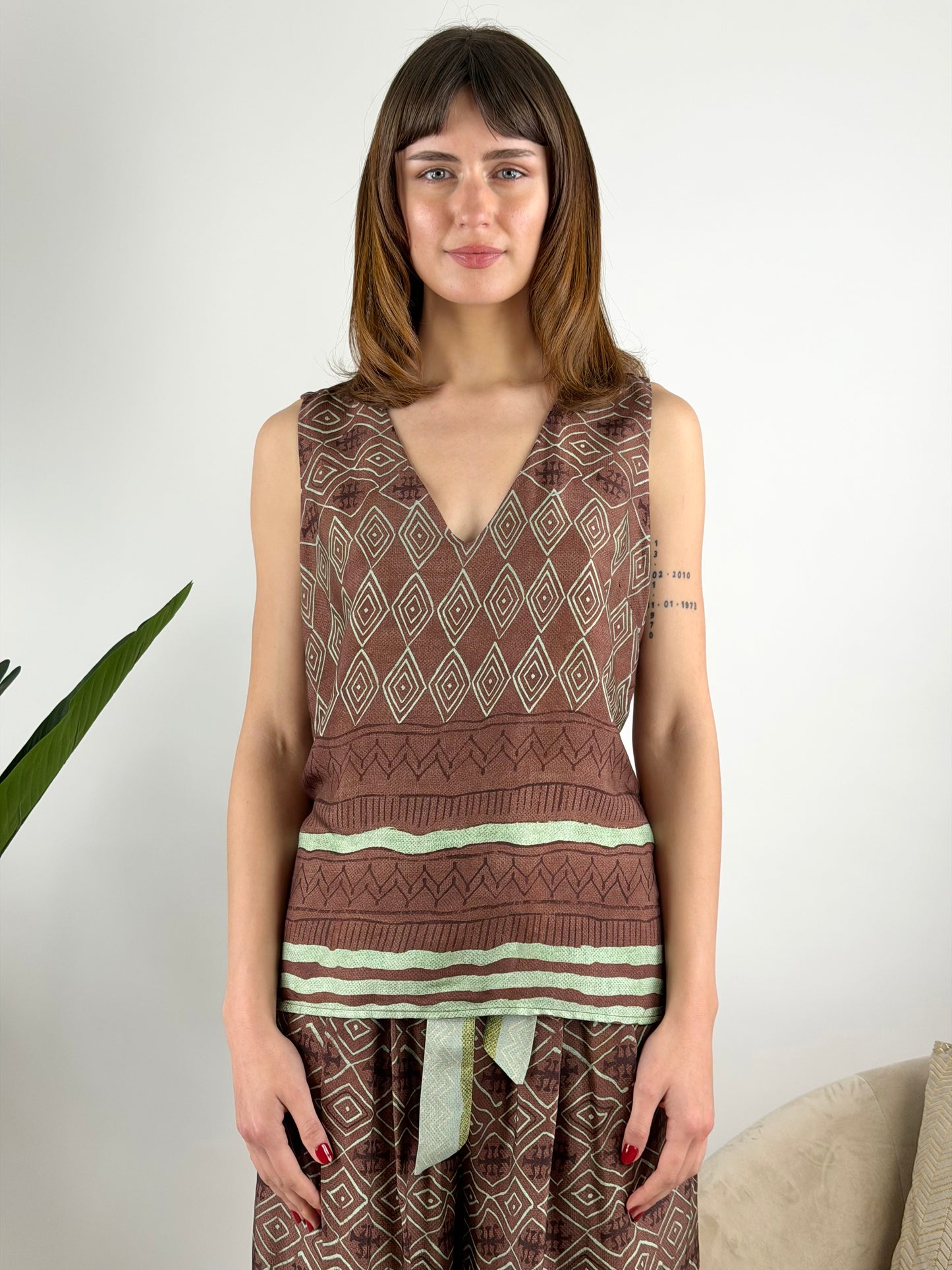 WU'SIDE - BLUSA SMANICATA