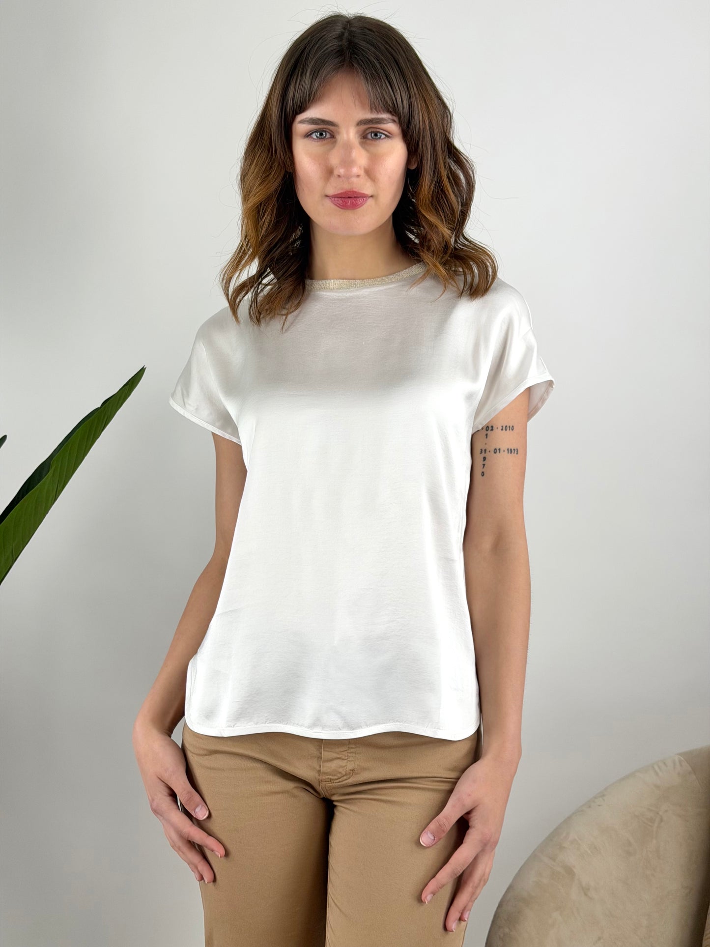 SUSY MIX - BLUSA BORDO LUREX