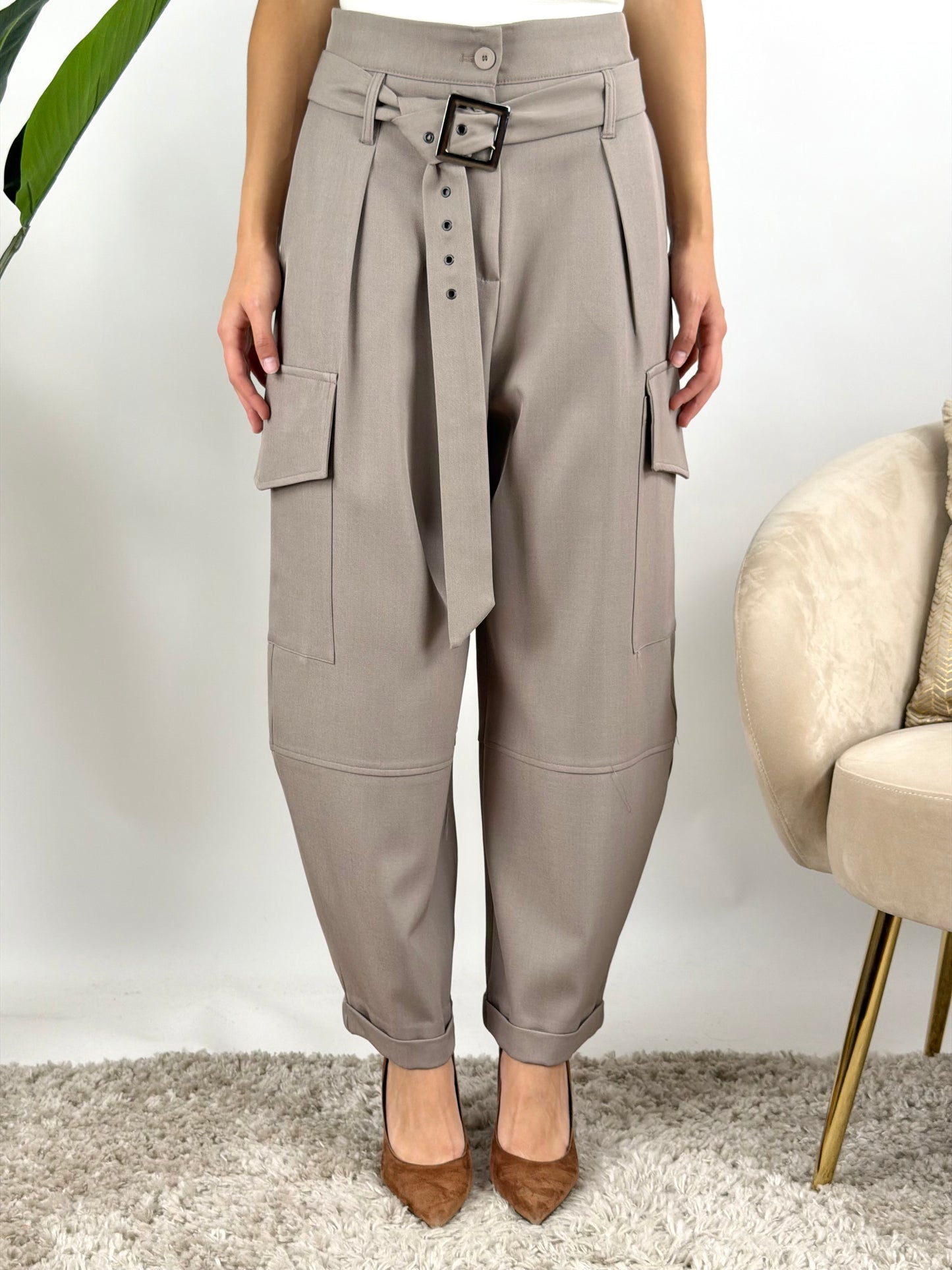 HAVEONE - PANTALONE TASCONI