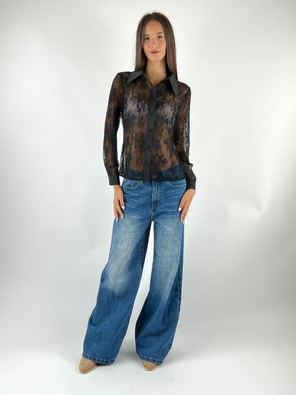 SUSY MIX - CAMICIA IN PIZZO