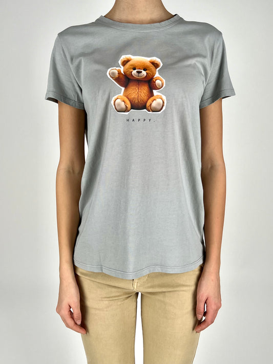 VICOLO - T-SHIRT TEDDY HAPPY