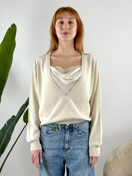 VICOLO - PULLOVER CROP