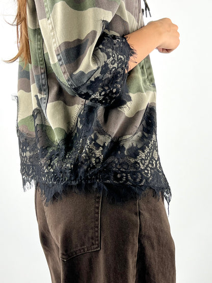 TENSIONE IN - GIACCA CAMOUFLAGE PIZZO