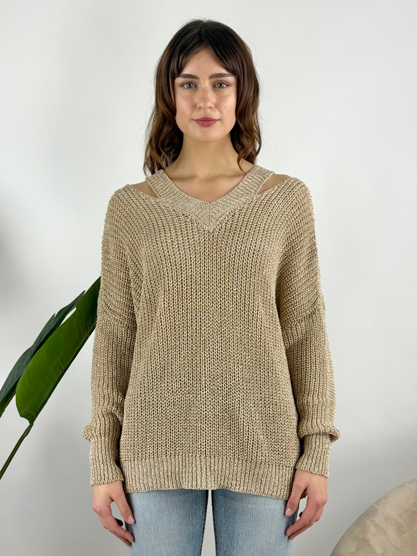 SUSY MIX - MAGLIA LUREX CUT OUT