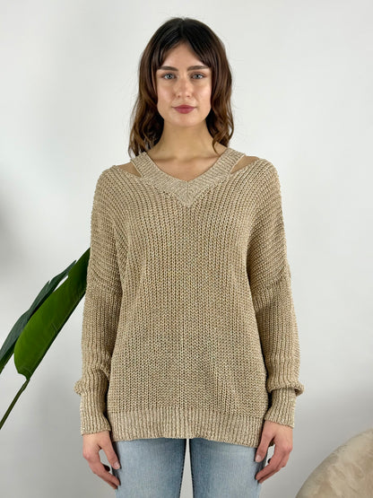 SUSY MIX - MAGLIA LUREX CUT OUT