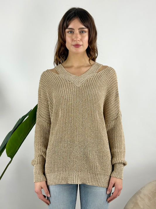 SUSY MIX - MAGLIA LUREX CUT OUT