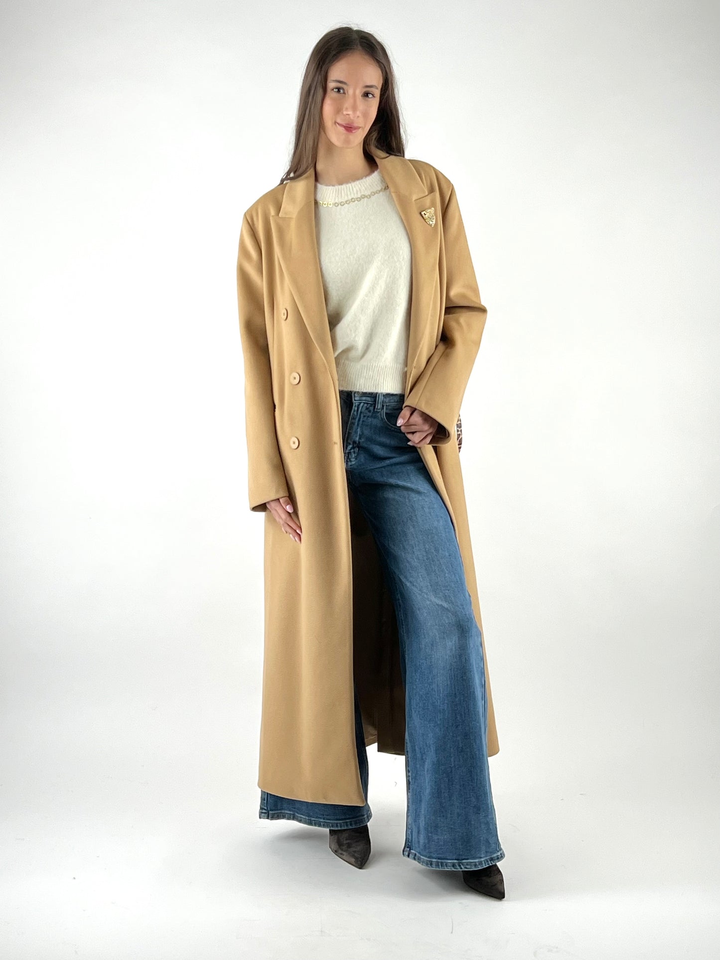 SUSY MIX - CAPPOTTO DOPPIOPETTO CON CINTURA