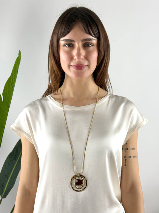 DEVA COUTURE PARIS - COLLANA LUNGA AMBRA