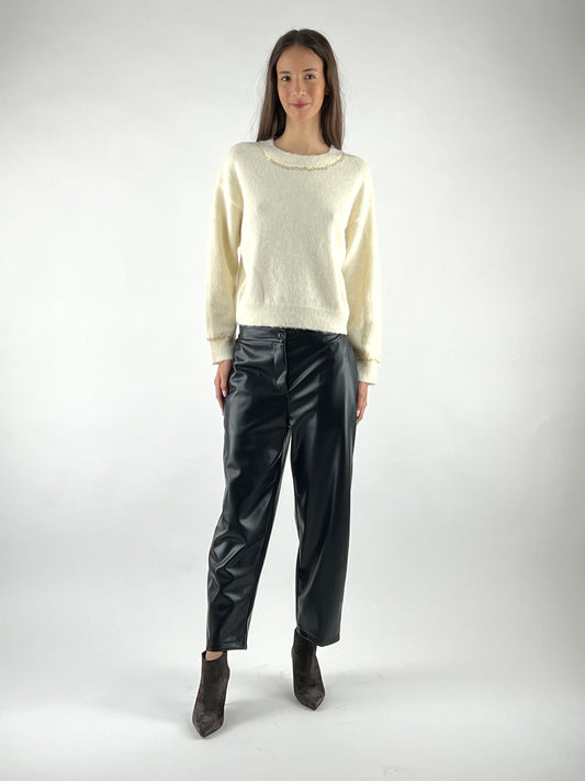 VICOLO -  PANTALONE ECOPELLE