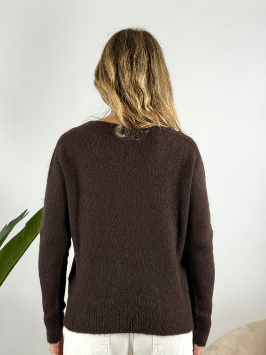 KONTATTO - MAGLIA SOFT YARN SCOLLO V