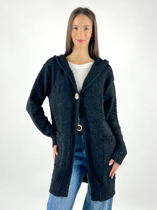 DEVA COUTURE PARIS - MAXI CARDIGAN CINIGLIA