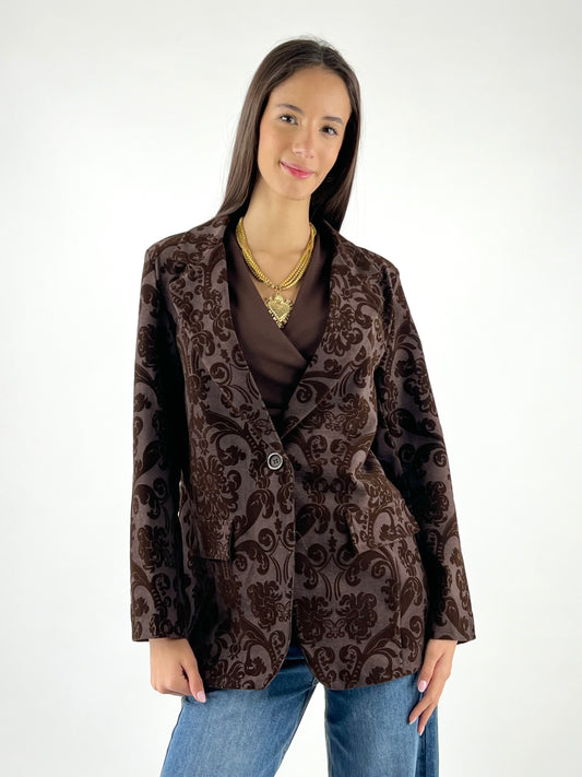 DEVA COUTURE PARIS - GIACCA DAMASCATA