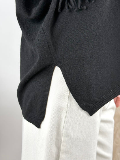 KONTATTO - MAGLIA SCOLLO V FRANGE