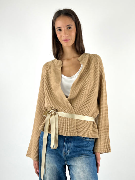 SUSY MIX - GIACCHINA IN MAGLIA CON CINTURA