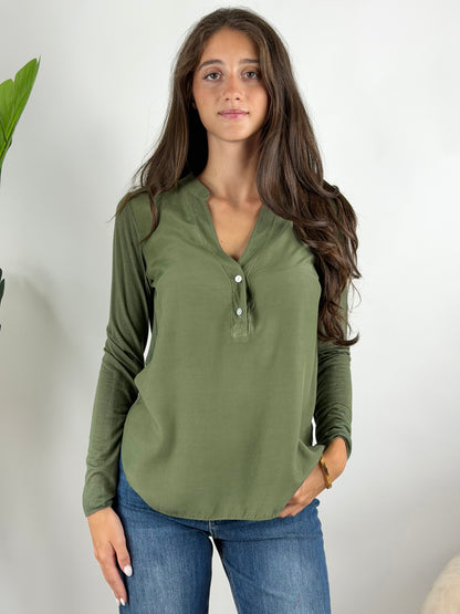 DEVA - BLUSA SERAFINO MANICA LUNGA